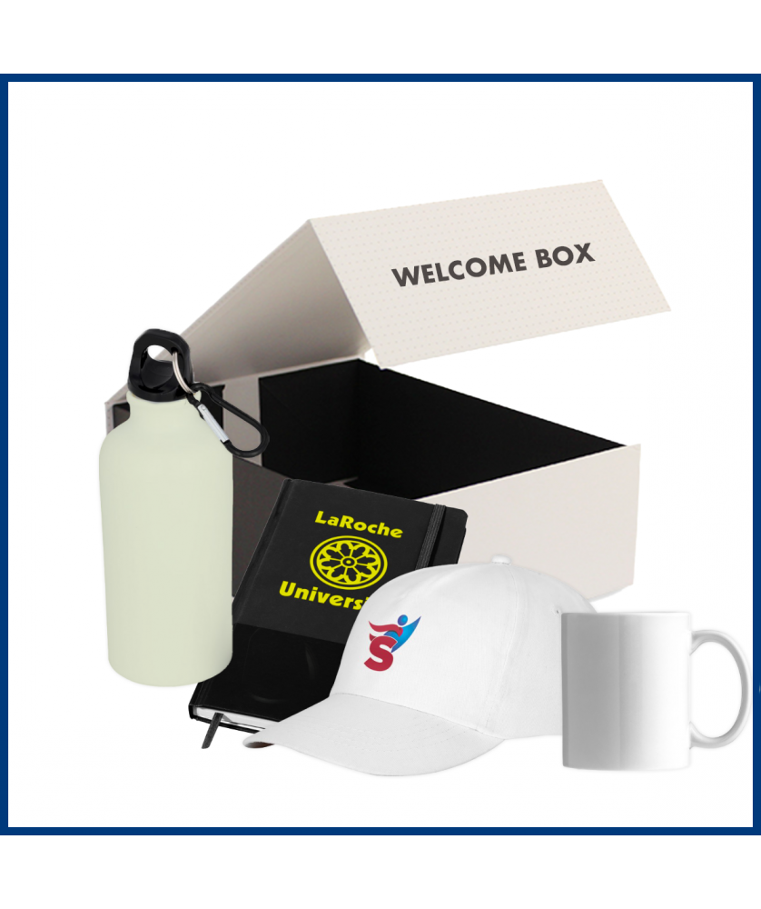 Welcome Box quadri 1 - Objet et Support publicitaire entreprise - printecom.fr