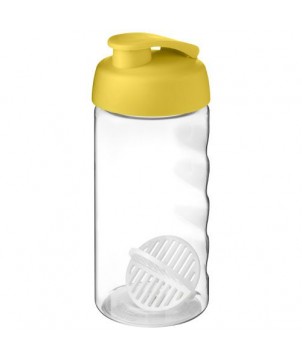 Bouteille shaker H2O Active® Bop 500 ml blanc translucide | Bouteille et Gourde publicitaires | PRINTECOM