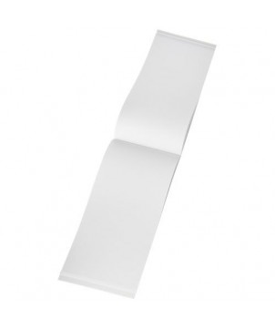 Blocs-Notes Publicitaires - Bloc-notes Desk-Mate® 99 x 210 mm avec couverture 25 feuillets - Blanc | PRINTECOM