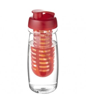 Bouteille avec infuseur rouge 600ml