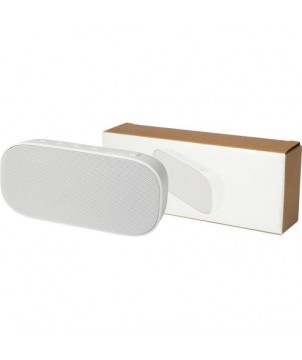 Enceinte Bluetooth® Stark 2.0 IPX5 en plastique recyclé de 5W - Blanc | Audio & Vidéo | PRINTECOM