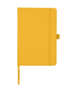 Goodies de Bureau Écologiques Personnalisés - Carnet de notes Thalaasa en plastique océanique - Orange | PRINTECOM