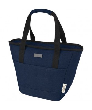 Sac-repas isotherme Joey de 6 L en toile recyclée GRS pour 9 canettes - Bleu marine | Sac Isotherme personnalisé | PRINTECOM