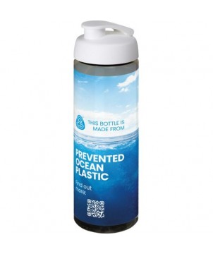 Bouteille de sport H2O Active® Eco Vibe de 850 ml avec couvercle à bascule blanc | Gourde de sport publicitaire | PRINTECOM