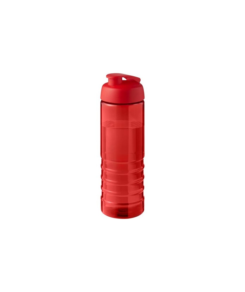 Gourdes de Sport Publicitaires Personnalisées - Bouteille de sport H2O Active® Eco Treble de 750 ml avec couvercle à bascule rouge | PRINTECOM