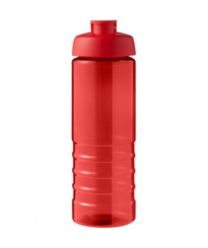 Gourdes de Sport Publicitaires Personnalisées - Bouteille de sport H2O Active® Eco Treble de 750 ml avec couvercle à bascule rouge | PRINTECOM