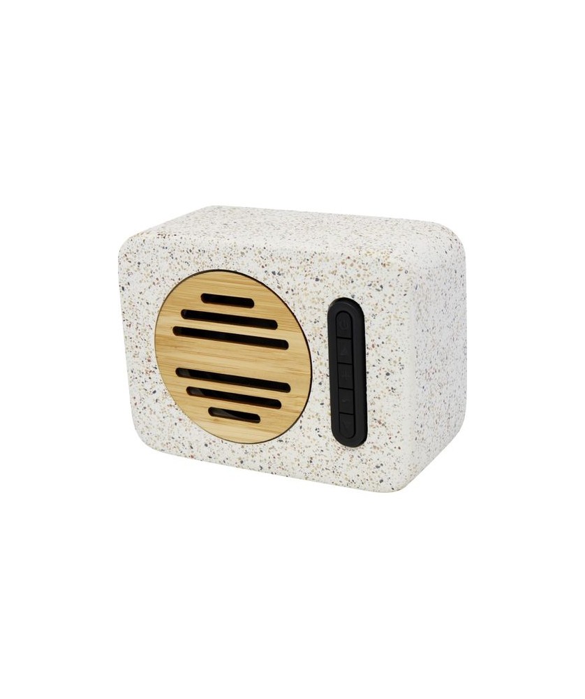 Haut-parleur Bluetooth® Terrazzo de 5 W - Naturel | Audio & Vidéo | PRINTECOM