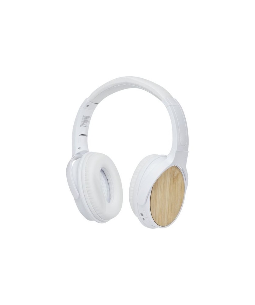 Casque Bluetooth® Riff avec microphone - Beige | Audio & Vidéo | PRINTECOM