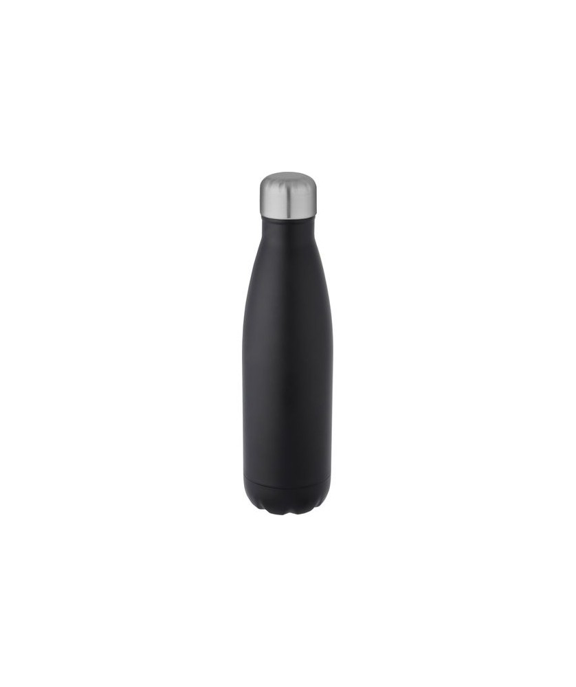 Bouteille Cove de 500 ml en acier inoxydable à isolation sous vide - Noir | Bouteille isotherme | PRINTECOM