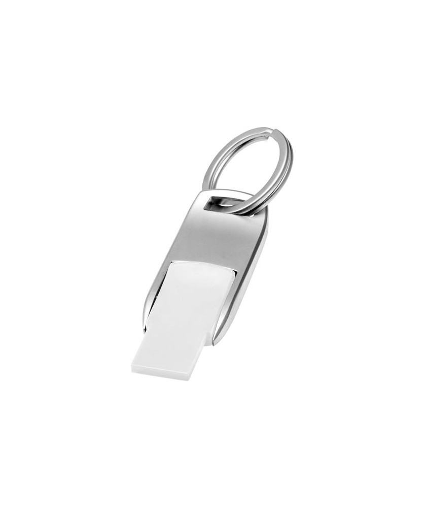 Clé USB Flip 2 Gb - Blanc | Clé USB publicitaire | PRINTECOM