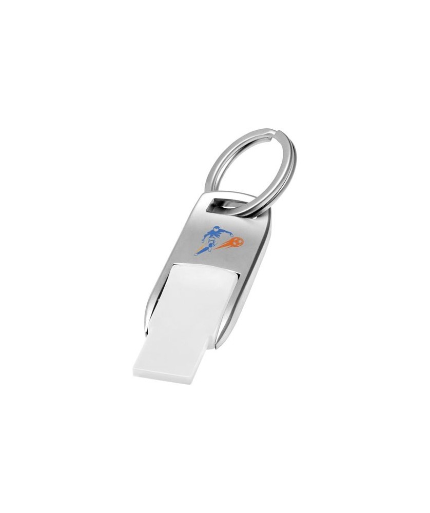 Clés USB Publicitaires Personnalisées - Clé USB Flip 16 Gb - Blanc | PRINTECOM