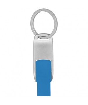 Clé USB Flip 2 Gb - Bleu | Clé USB publicitaire | PRINTECOM