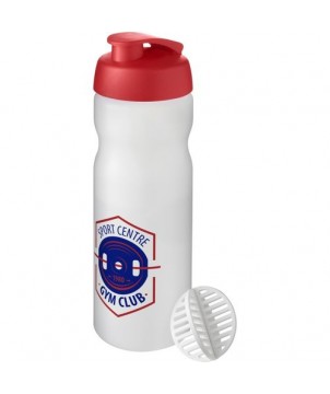 Bouteille shaker Baseline Plus 650 ml blanc givré | Bouteille et Gourde publicitaires | PRINTECOM