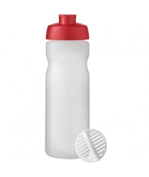 Bouteille shaker Baseline Plus 650 ml blanc givré | Bouteille et Gourde publicitaires | PRINTECOM