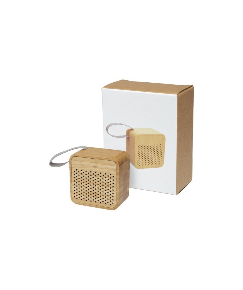 Haut-parleur Bluetooth® Arcana en bambou - Naturel | Audio & Vidéo | PRINTECOM