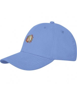 Casquettes et Bonnets Publicitaires - Casquette Davis 6 panneaux bleu clair | PRINTECOM