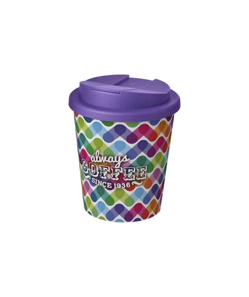 Gobelet isolant Americano® Espresso 250ml avec couvercle anti-fuite - Violet | Mugs publicitaires | PRINTECOM