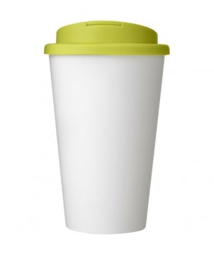 Gobelet isolant Americano® 350ml avec couvercle anti fuites - Vert citron | Mugs publicitaires | PRINTECOM