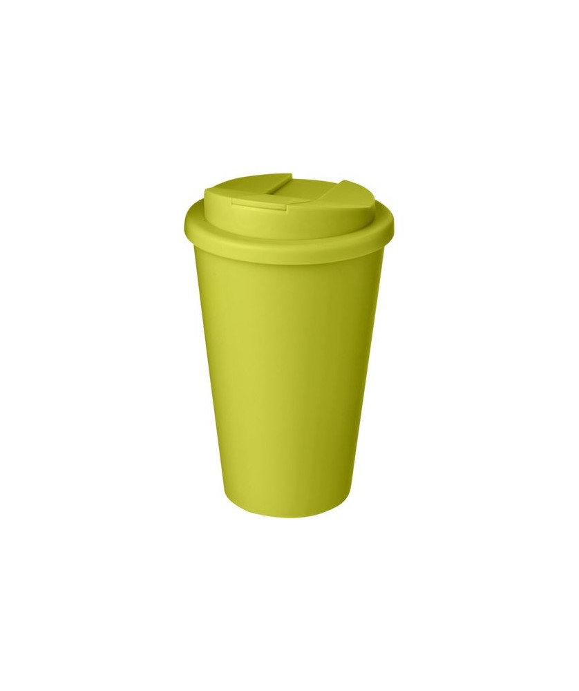 Gobelet isolant Americano® 350ml avec couvercle anti fuites - Vert citron | Mugs publicitaires | PRINTECOM