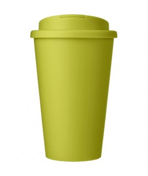 Gobelet isolant Americano® 350ml avec couvercle anti fuites - Vert citron | Mugs publicitaires | PRINTECOM