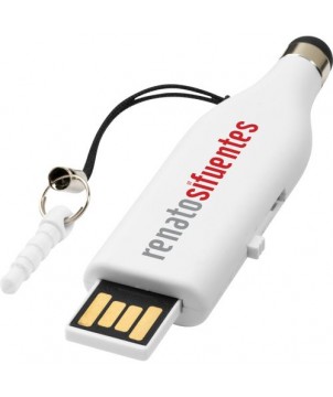 Clé USB stylet 1 Gb - Blanc | Clé USB publicitaire | PRINTECOM