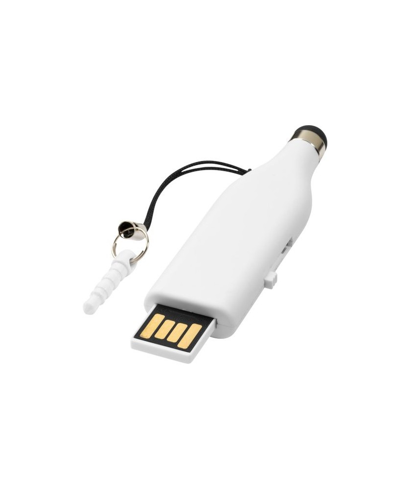 Clé USB stylet 8 Gb - Blanc | Clé USB publicitaire | PRINTECOM