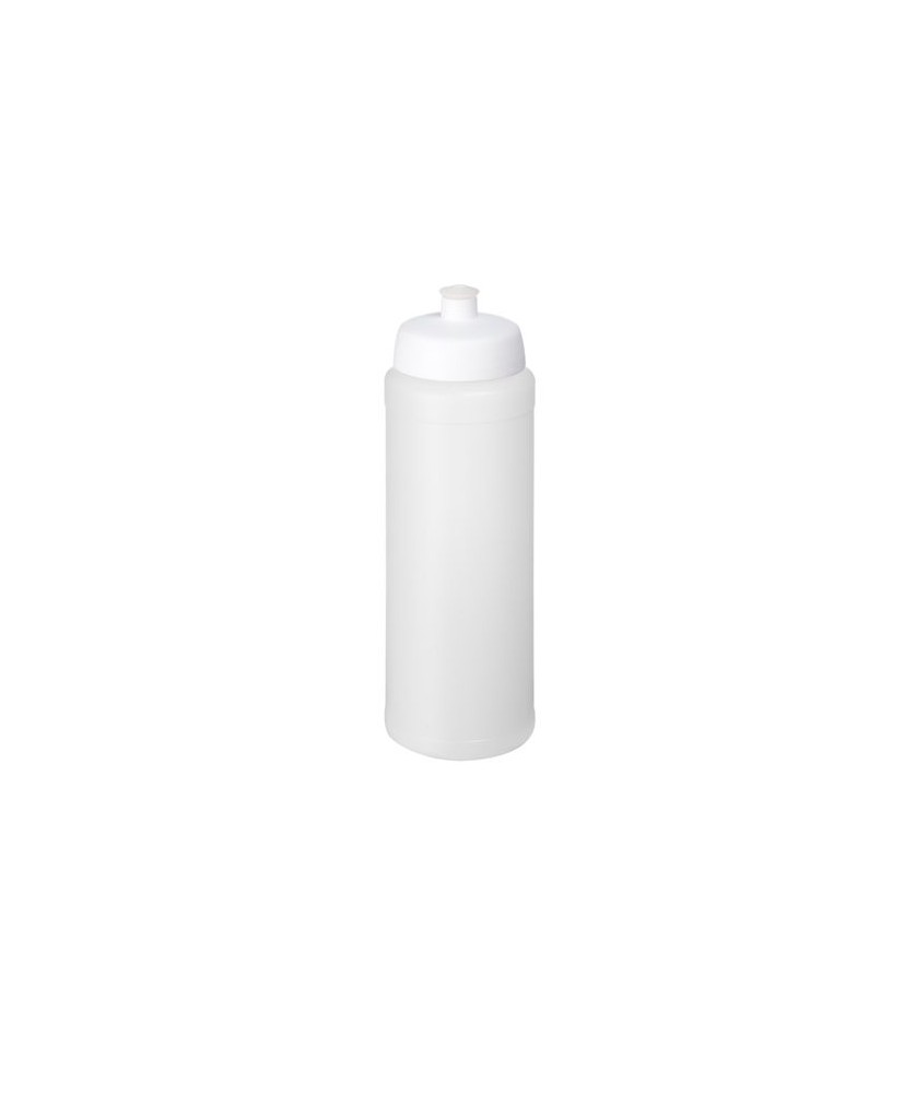 Gourdes de Sport Publicitaires Personnalisées - Bouteille Baseline® Plus 750ml avec couvercle sport - Blanc | PRINTECOM