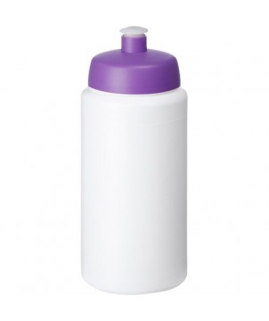 Bouteille de sport Baseline® Plus 500ml couvercle sport - Violet | Gourde de sport publicitaire | PRINTECOM