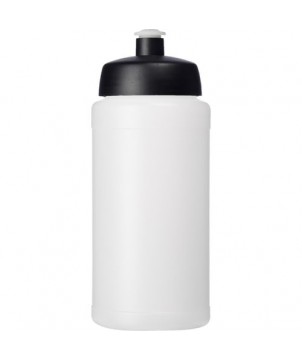 Gourdes de Sport Publicitaires Personnalisées - Bouteille de sport Baseline® Plus 500ml couvercle sport - Noir | PRINTECOM