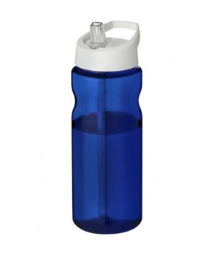 Bouteille de sport H2O Active® Eco Base 650ml couvercle bec verseur blanc | Gourde de sport publicitaire | PRINTECOM