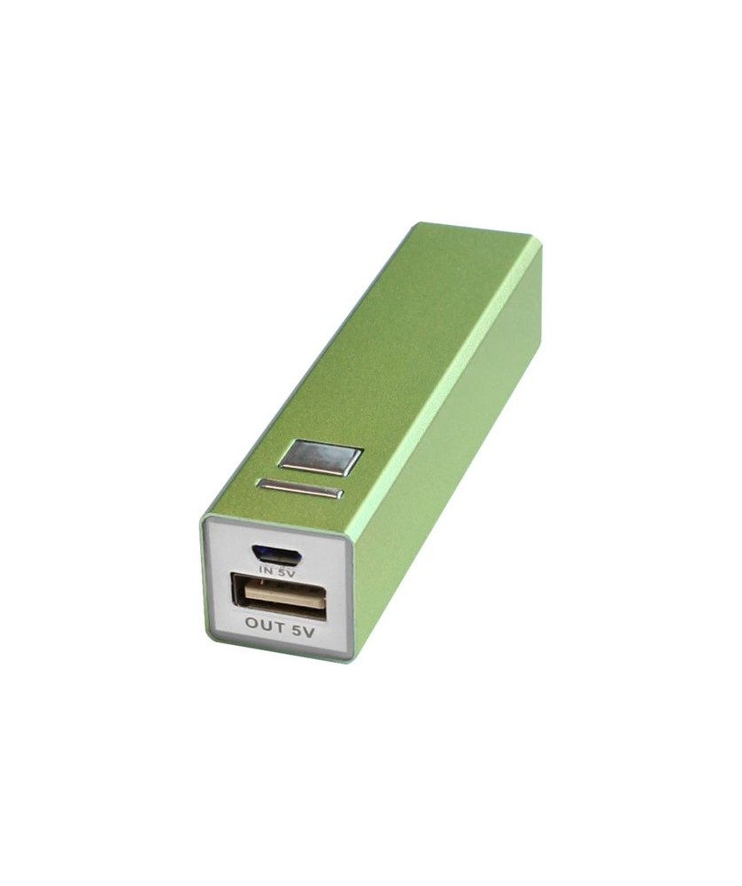 Batterie de secours WS101 2200/2600 mAh - Vert | Chargeurs et batteries publicitaires | PRINTECOM