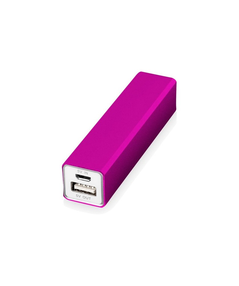 Batterie de secours WS101B 2200/2600 mAh - Rose | Chargeurs et batteries publicitaires | PRINTECOM