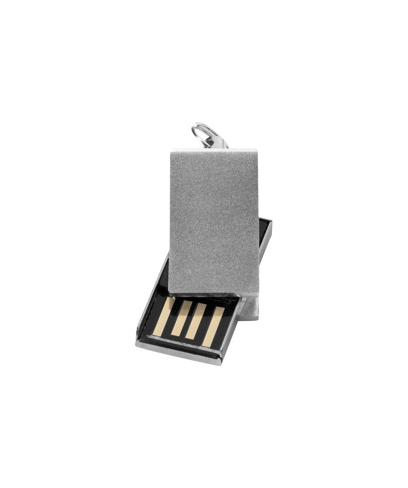 Clé USB mini premium 4 Gb - Argenté | Clé USB publicitaire | PRINTECOM