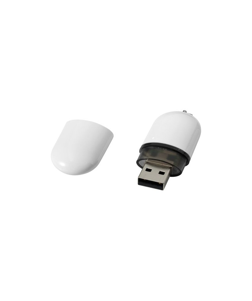 Clé USB capsule 4 Gb - Blanc | Clé USB publicitaire | PRINTECOM