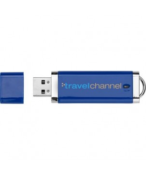 Clé USB Flat 16 Gb - Bleu | Clé USB publicitaire | PRINTECOM