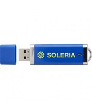 Clé USB Flat 16 Gb - Bleu | Clé USB publicitaire | PRINTECOM