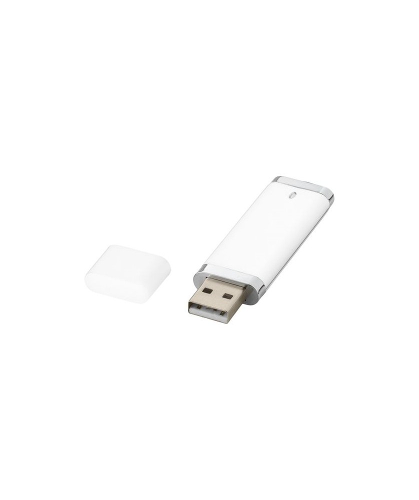 Clé USB Flat 16 Gb - Blanc | Clé USB publicitaire | PRINTECOM