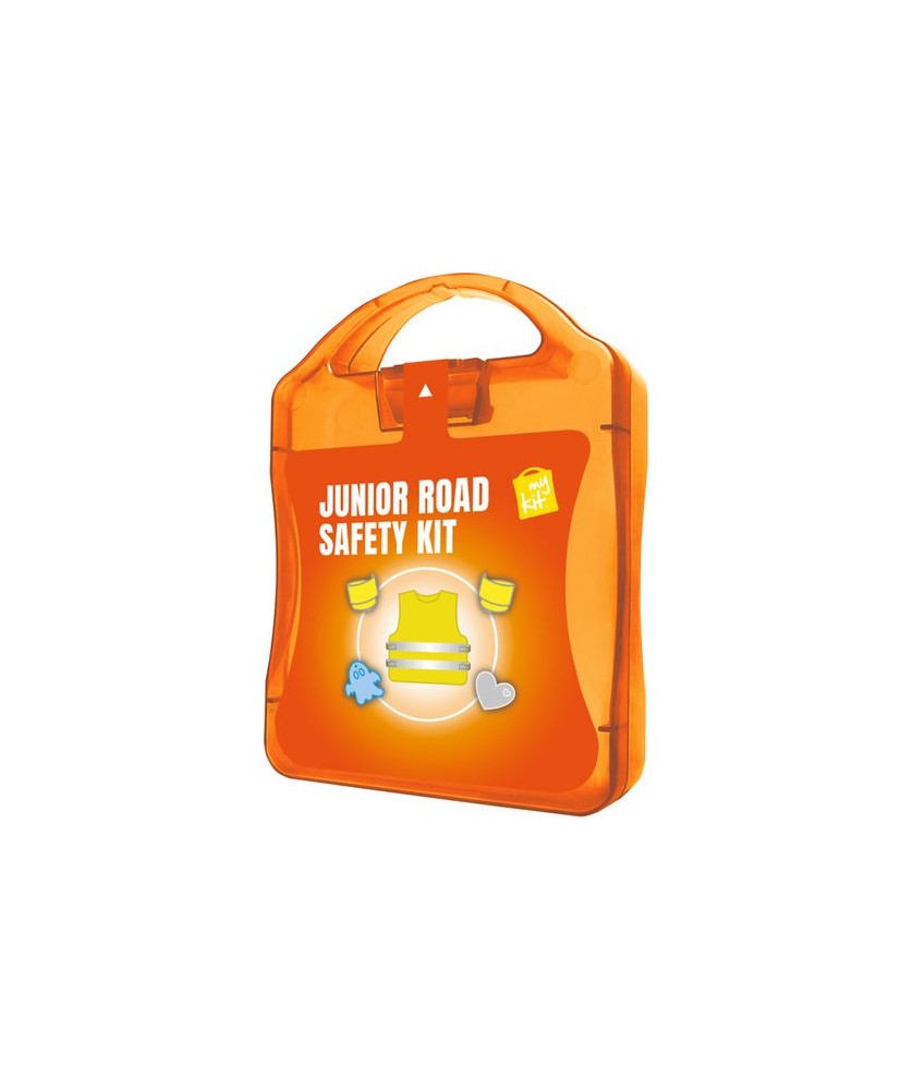 Kits de Premiers Secours Publicitaires - MyKit Medium Sécurité Junior - Orange | PRINTECOM