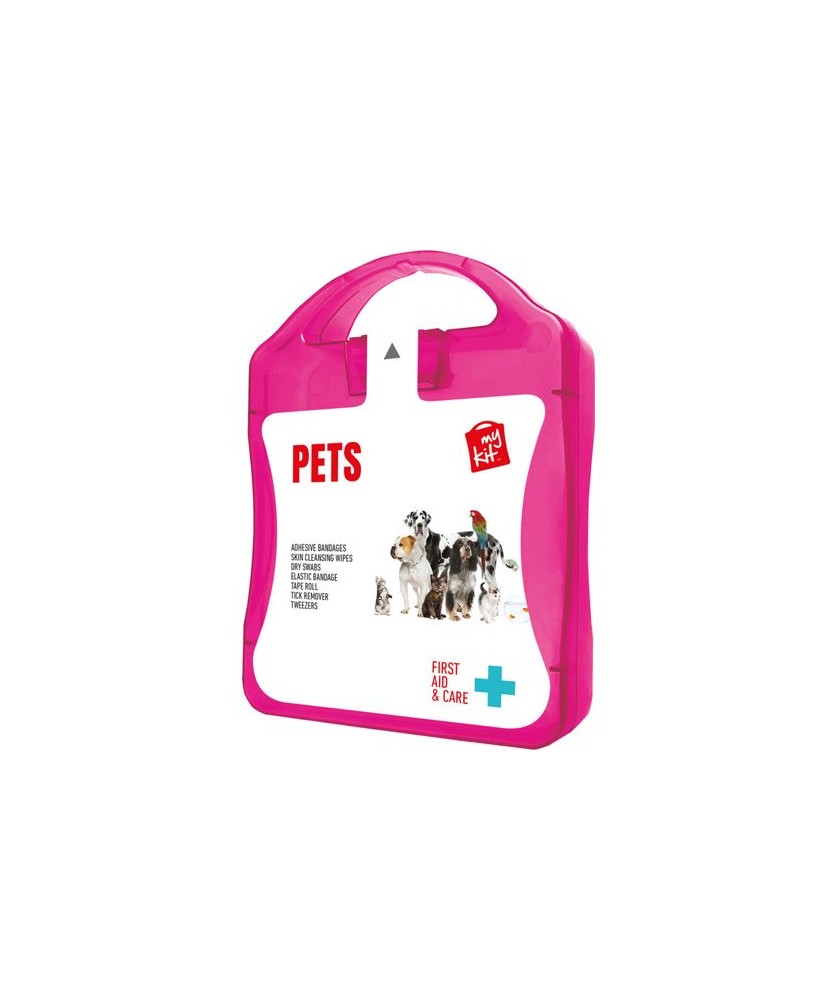 MyKit Animaux Domestiques - Magenta | Premiers secours publicitaires | PRINTECOM