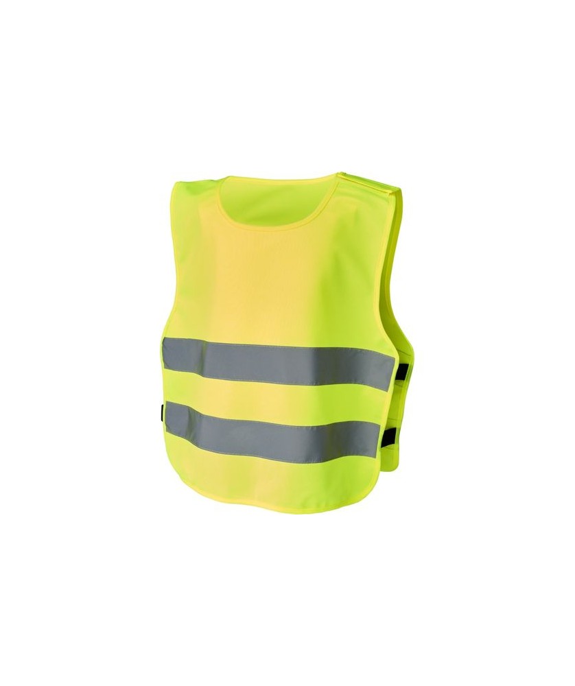 Gilet de sécurité XXS velcro pour enfants 3-6 ans Odile RFX™ - Jaune néon | Textiles et accessoires sécurité publicitaires | PRINTECOM