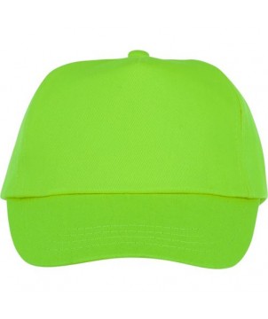 Casquette 5 panneaux Feniks enfant vert pomme | Casquettes et bonnets publicitaires | PRINTECOM