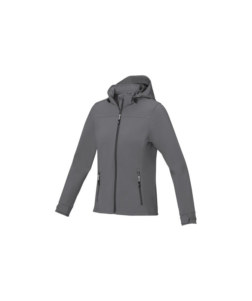 Veste softshell femme Langley gris acierVeste softshell femme Langley gris acier | PRINTECOM