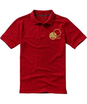 Polo manches courtes homme Calgary rougePolo manches courtes homme Calgary rouge | PRINTECOM