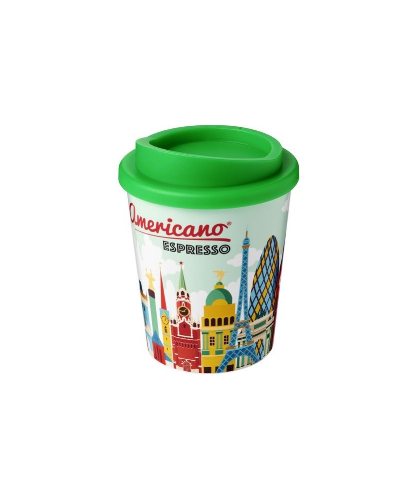 Mugs Publicitaires Personnalisés - Gobelet isolant à espresso Brite-Americano® 250ml - Vert | PRINTECOM