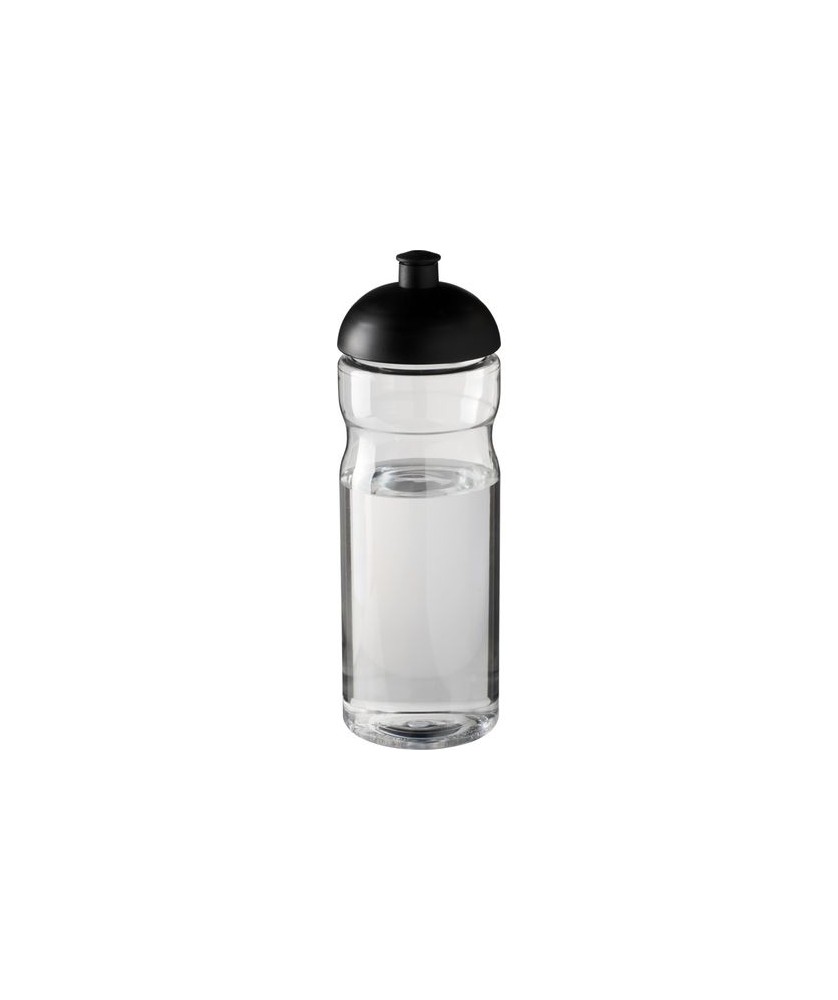 Bidon H2O Active® Base 650ml avec couvercle dôme - Noir | Bouteille et Gourde publicitaires | PRINTECOM