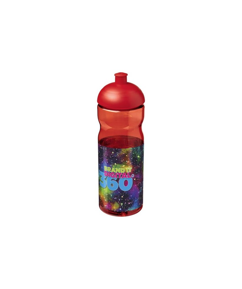 Bouteilles et Gourdes Publicitaires - Bidon H2O Active® Base 650ml avec couvercle dôme - Rouge | PRINTECOM