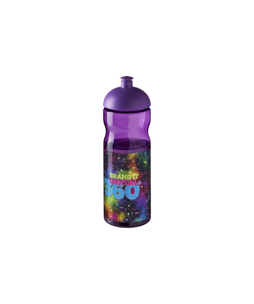 Bouteilles et Gourdes Publicitaires - Bidon H2O Active® Base 650ml avec couvercle dôme - Violet | PRINTECOM