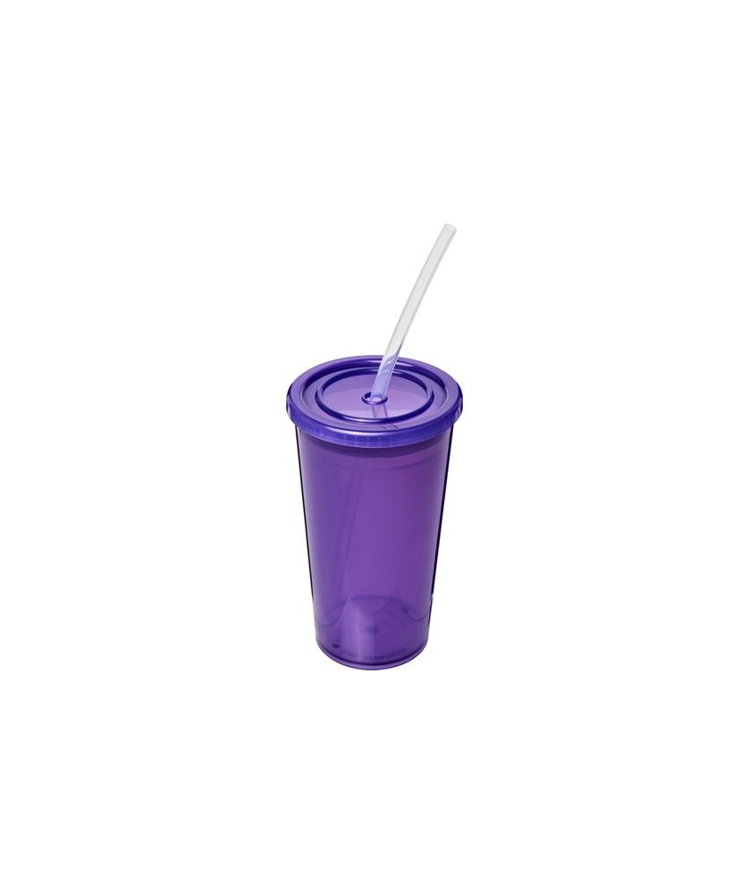 Gobelet isolant à double paroi Stadium 350 ml - Violet | Mugs publicitaires | PRINTECOM