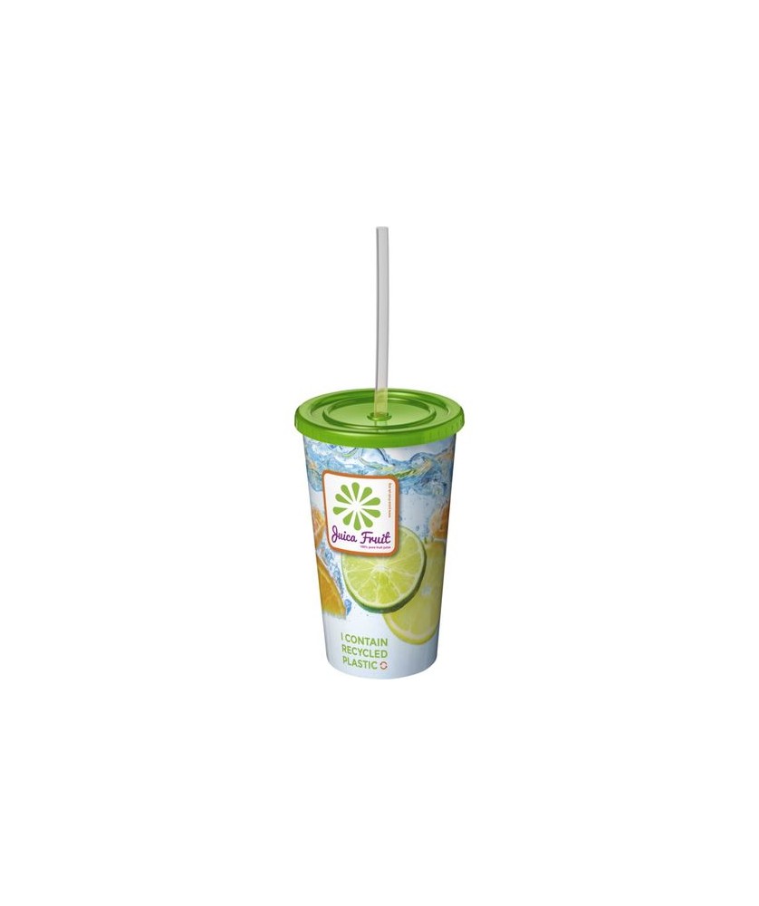 Gobelet à double paroi Brite-Americano® 350 ml - Vert citron | Mugs publicitaires | PRINTECOM