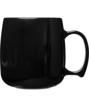 Mug en plastique Classic 300ml - Noir | Mugs publicitaires | PRINTECOM